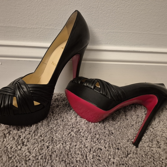 Christian Louboutin Shoes - Christian Louboutin Aborina Peep-Toe.
